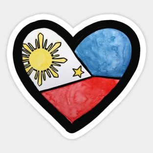 Philippines Flag Love Sticker